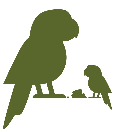 logo test au maladie les volieres du mayne elevage et vente de perroquet dans toute la france