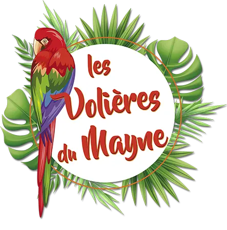 logo les volieres du mayne elevage et vente de perroquet dans toute la france